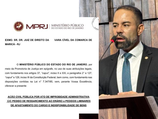 Poubel leva denúncias de improbidade envolvendo ex-secretário e servidora da Prefeitura de Maricá ao plenário da Alerj