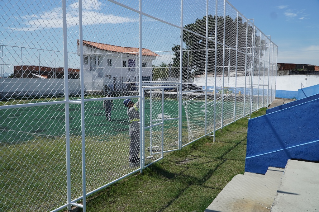 Reforma do Centro Esportivo do Mutuá avança em São Gonçalo
