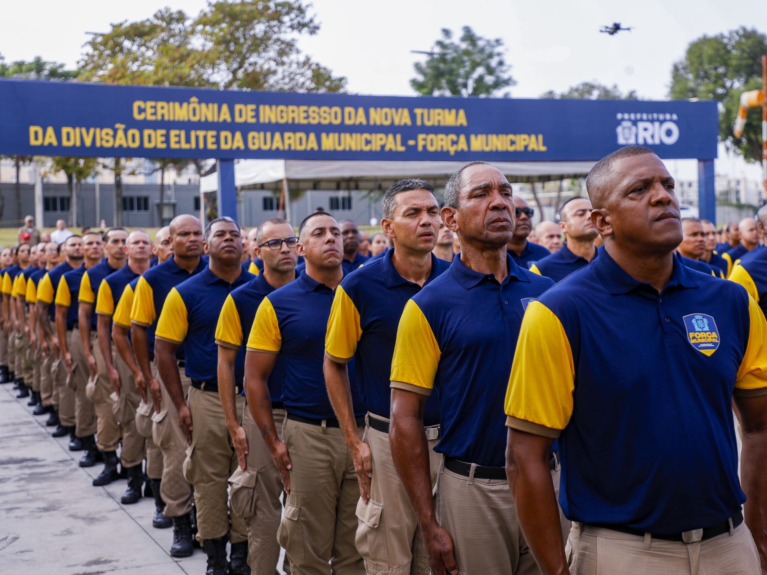 Terceira turma da Força Municipal inicia formação com 323 guardas no Rio