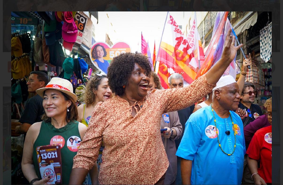 Levantamento aponta Benedita na liderança espontânea para o Senado no Rio