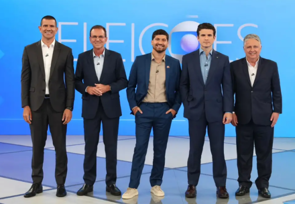 Debate da Globo tem ataques entre Paes e Ruas, com citações a Bacellar, Castro e corrupção no estado como munição