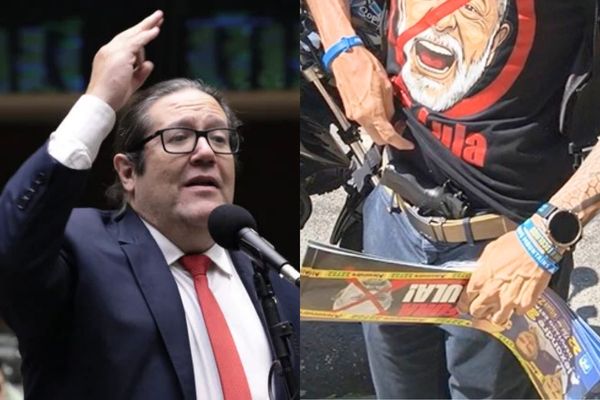 Tarcísio Motta aciona PF para apurar se deputado do PL que exibiu pistola em comício do PSOL tem autorização de porte de arma