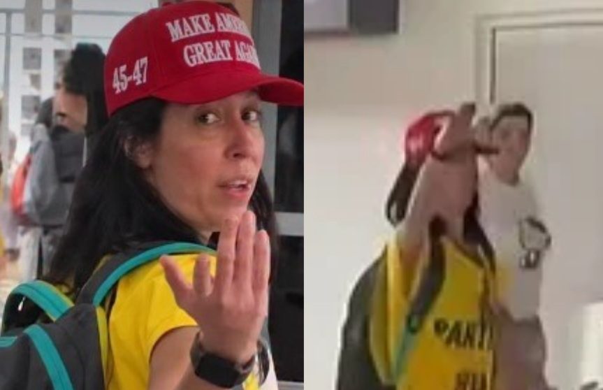 Polícia Civil identifica mulher que fez gesto nazista em Botafogo durante votação no domingo