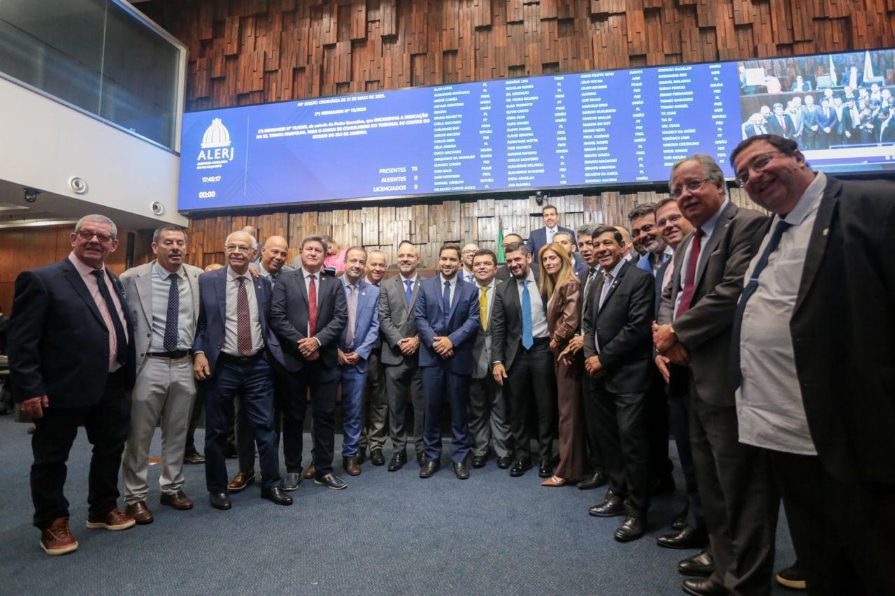 Alerj aprova indicação de Thiago Pampolha para o TCE-RJ por esmagadora maioria