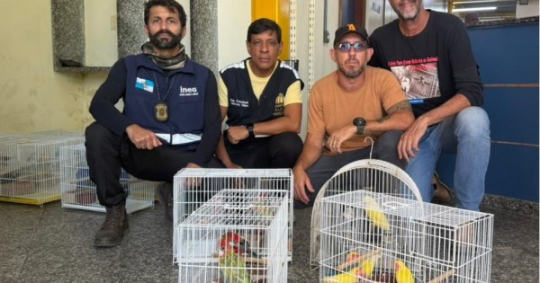 Três são presos em operação contra tráfico de animais em Duque de Caxias