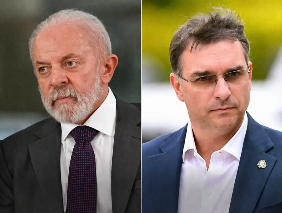 Flávio Bolsonaro critica Lula durante a Super Rio Expofood e acirra discurso eleitoral