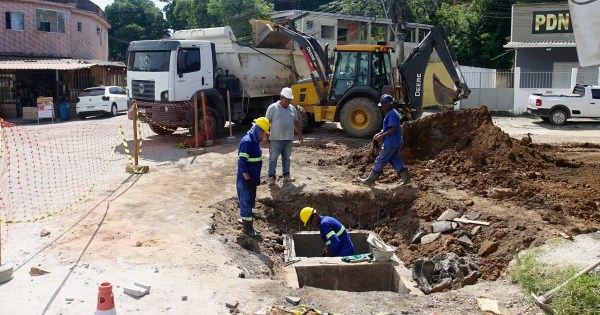 Prefeitura de Nova Iguaçu realiza intervenção na rede de drenagem no bairro Rancho Fundo