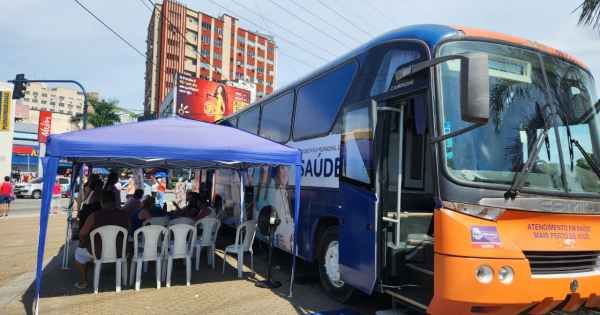 Prefeitura de Nova Iguaçu prorroga vacinação no Ônibus da Saúde por mais uma semana no Centro