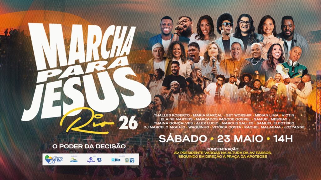 Prefeitura do Rio monta esquema especial de trânsito para Marcha para Jesus neste sábado