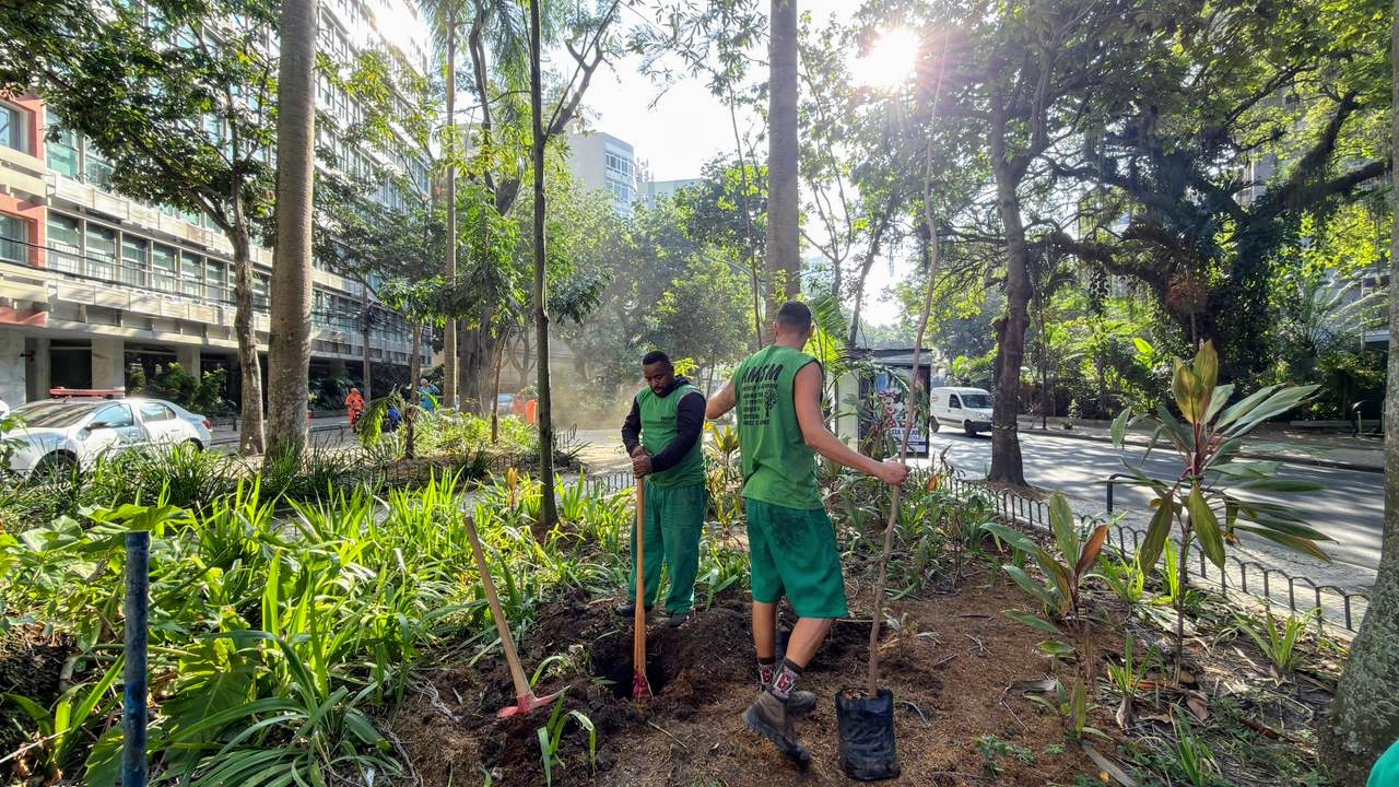 Largo dos Leões e ruas de Botafogo recebem intervenções de revitalização