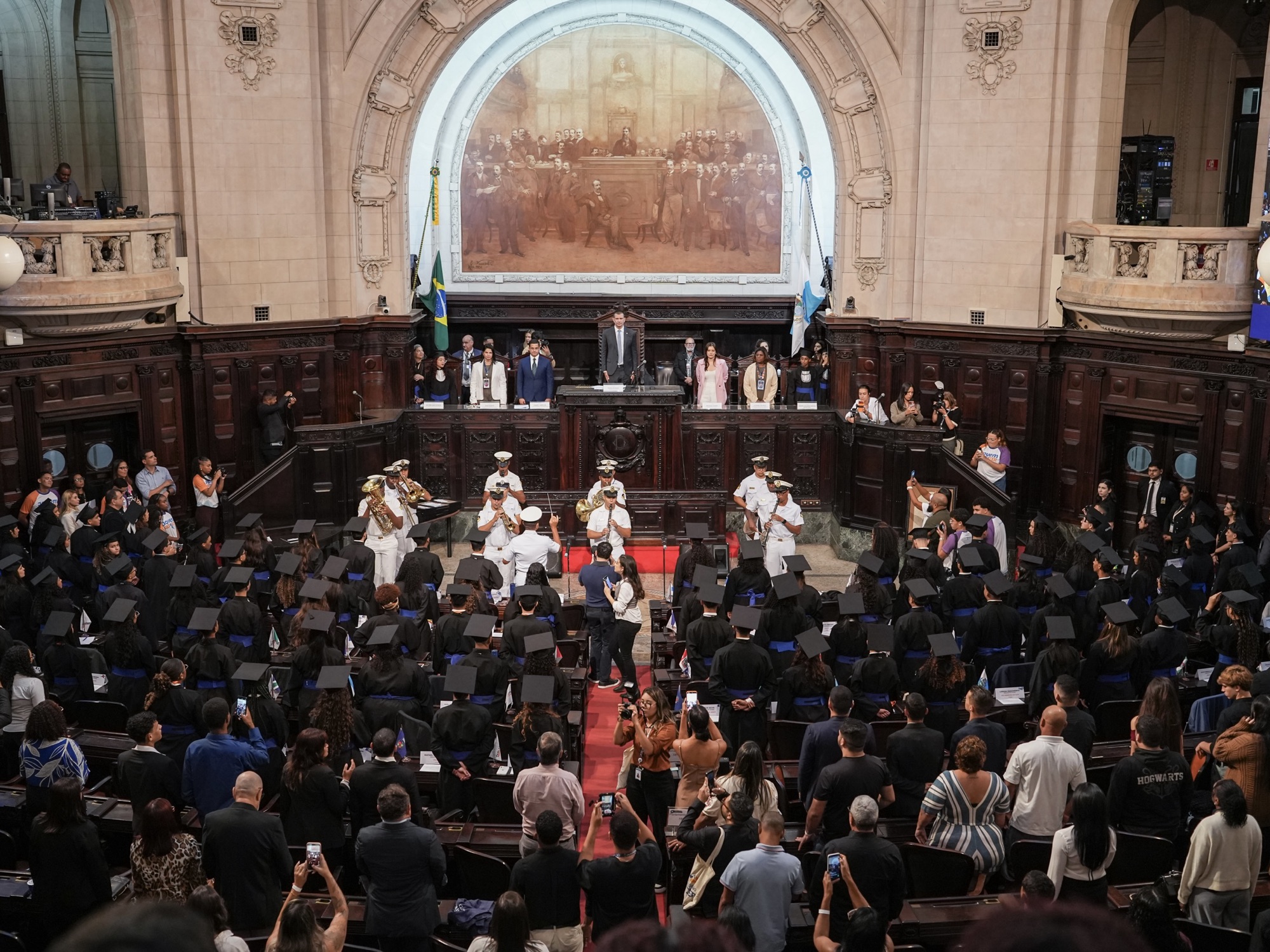 Com discurso pautado pela democracia, presidente da Alerj abre a edição do Parlamento Juvenil 2026