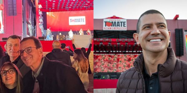 Eduardo Paes e Douglas Ruas ‘combinam’ agenda e visitam, no mesmo dia, a Festa do Tomate, em Paty do Alferes